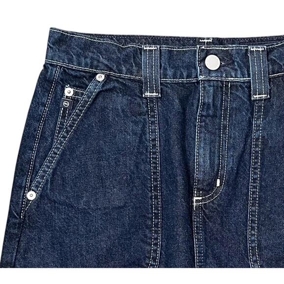 Adriano Goldschmied Women's Blue Jae Utility Mini Skirt Size 23 - Picture 7 of 12